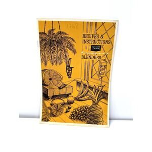 Vintage 1978 Recipes & Instructions SEARS Kenmore Blenders Booklet Advertise USA